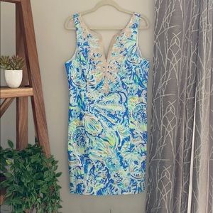 NWT Lilly Pulitzer Gabby Dress in Bennett Blue